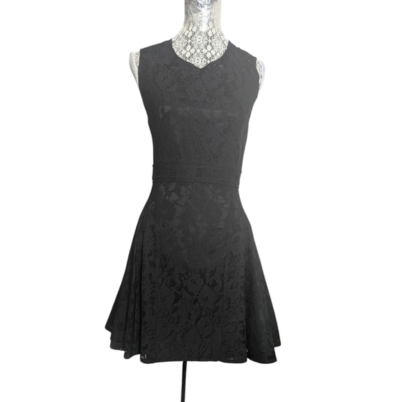 Zac Poison Z Spoke Black Lace Dress - Picture 3 of 13